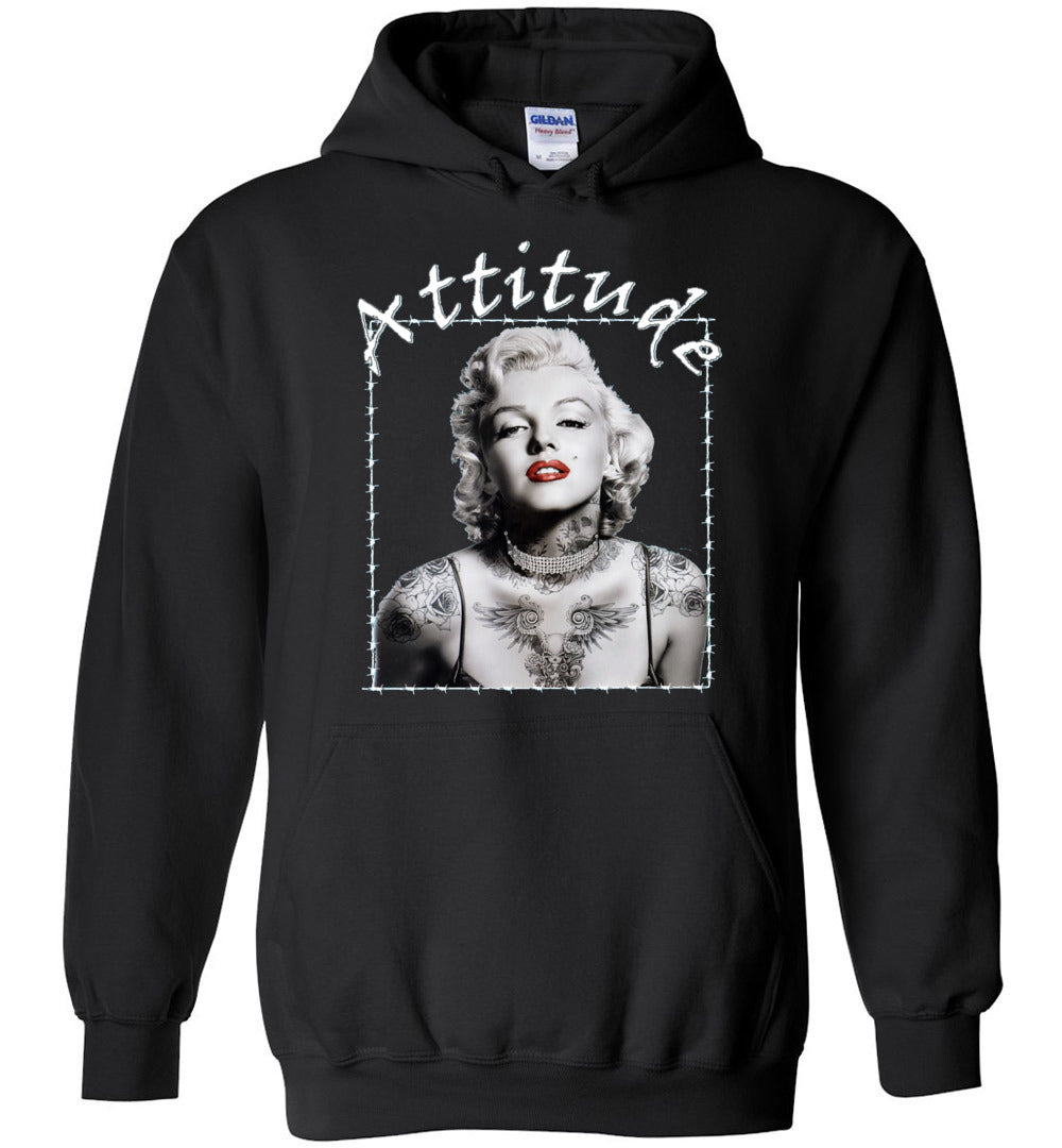 Marilyn Attitude - Graphic Hoodie - Classically Styled