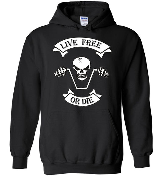 Live Free or Die - Graphic Hoodie - Classically Styled