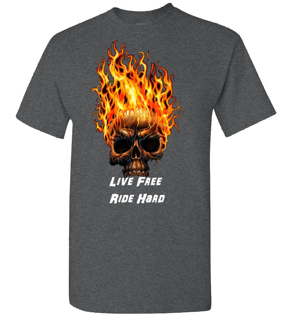 Live Free Ride Hard  - Graphic T Shirt - Classically Styled