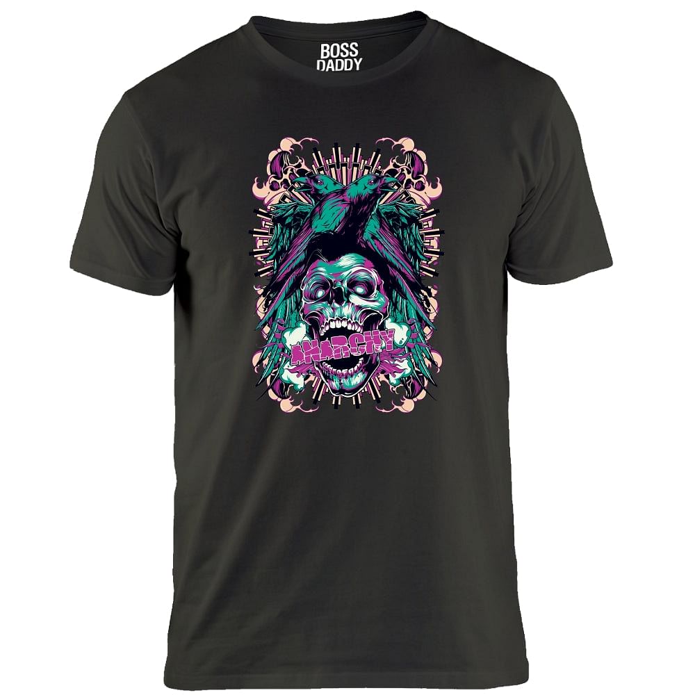 Anarchy Skull - Graphic T ShirtClassically Styled