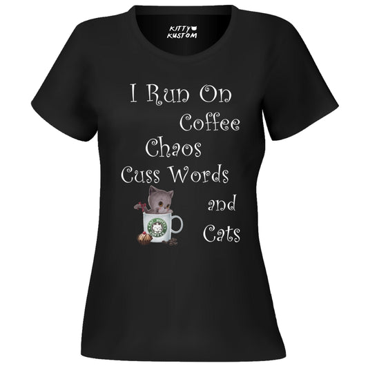I Run On Coffee... - Graphic T ShirtClassically Styled