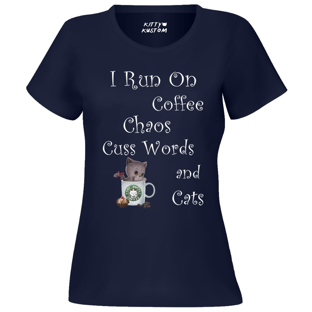 I Run On Coffee... - Graphic T ShirtClassically Styled
