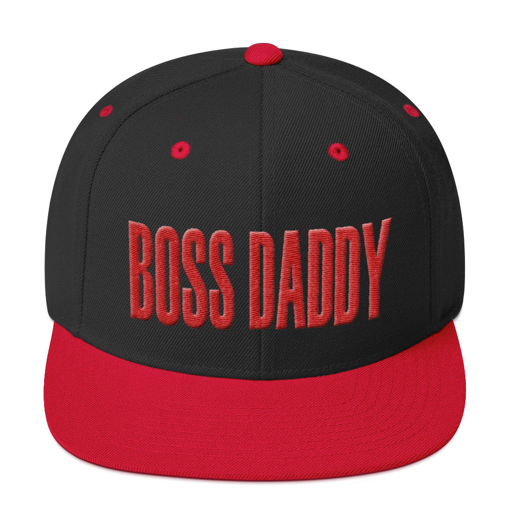 Boss Daddy&trade; Red on Black HatClassically Styled
