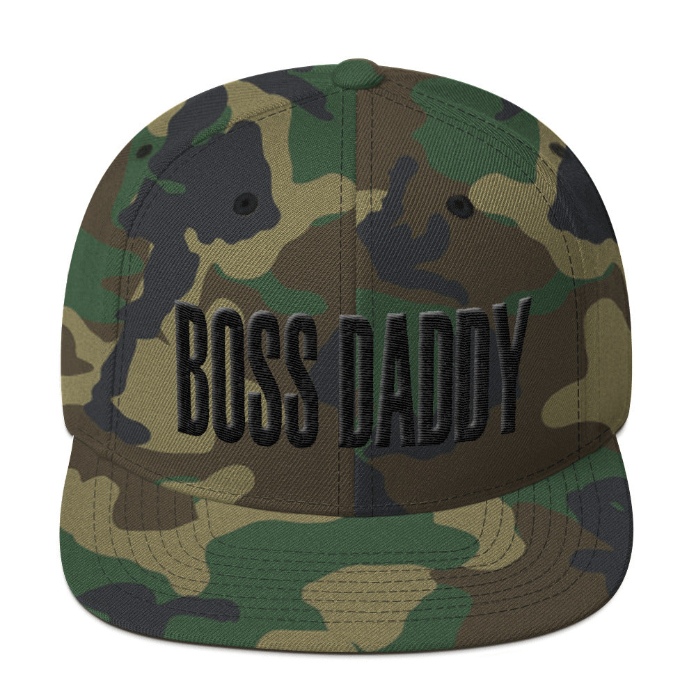Boss Daddy&trade; Black on Camo HatClassically Styled