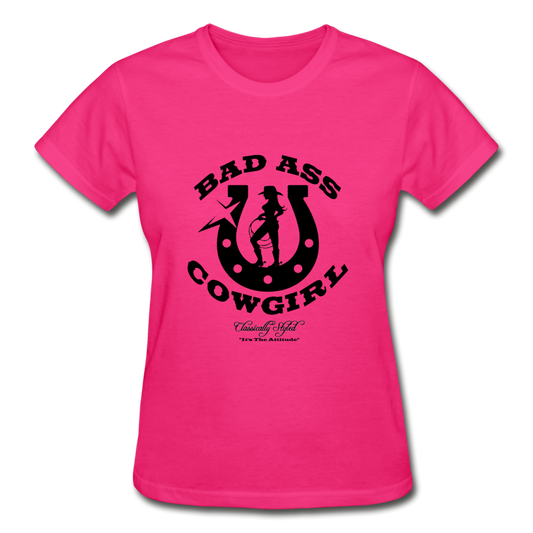 Bad Ass Cowgirl - Ultra Cotton Women's T ShirtClassically Styled