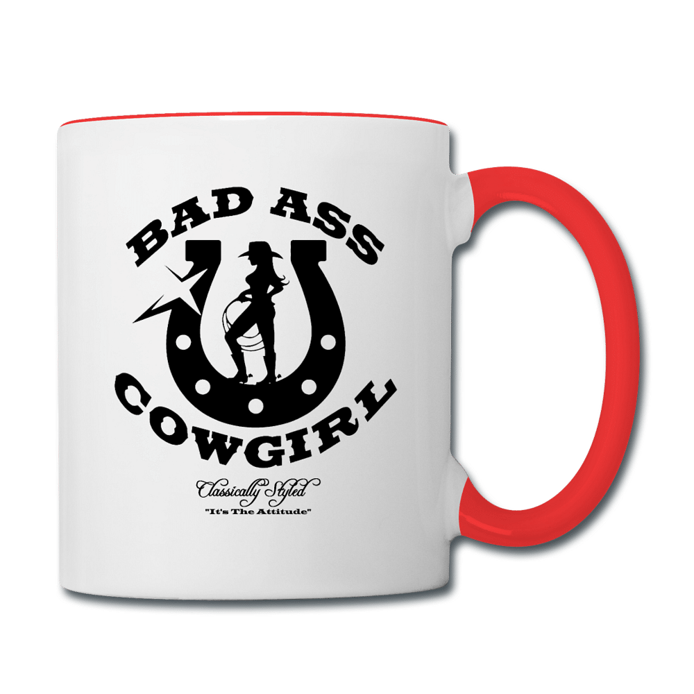 Bad Ass Cowgirl Contrast Coffee MugClassically Styled