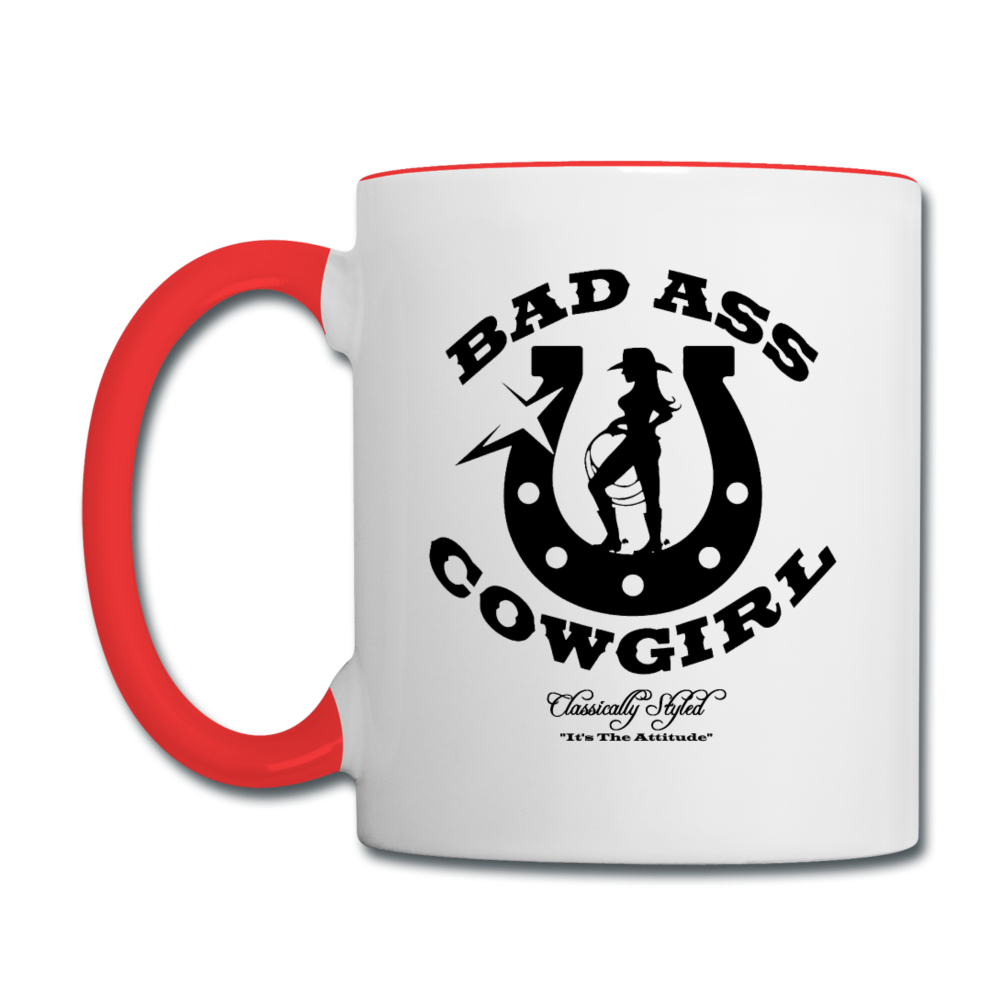 Bad Ass Cowgirl Contrast Coffee MugClassically Styled