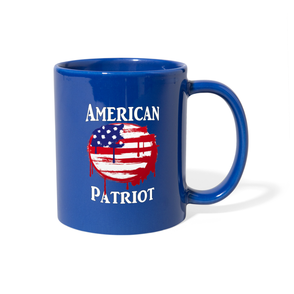American Patriot Full Color Mug - royal blue