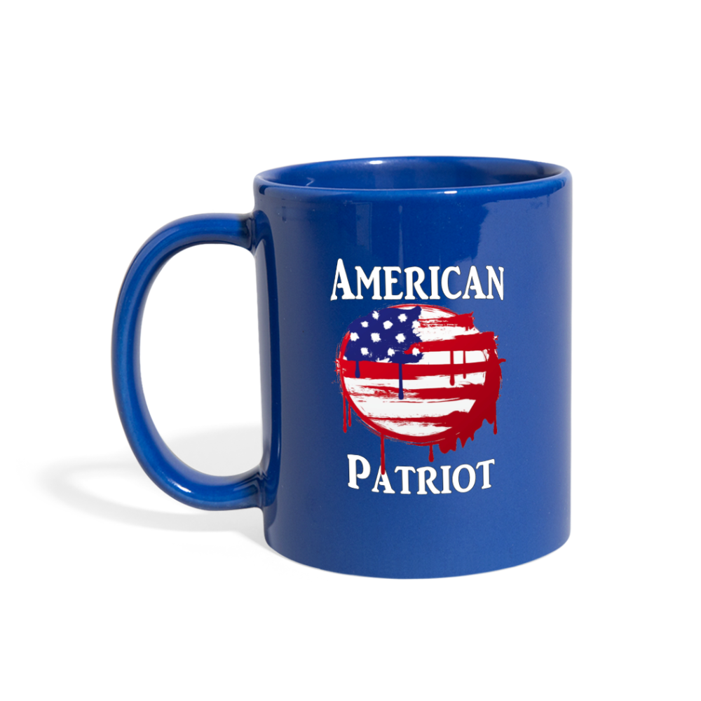 American Patriot Full Color Mug - royal blue