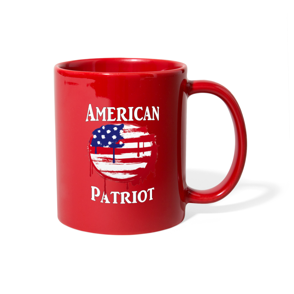 American Patriot Full Color Mug - red