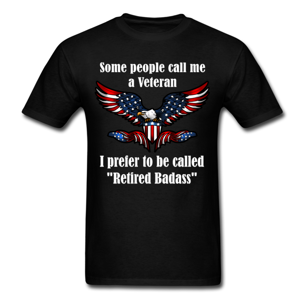 Veteran Badass Standard T Shirt - black