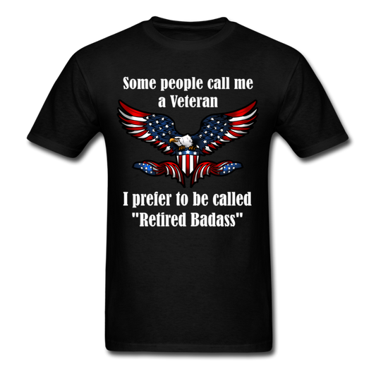 Veteran Badass Standard T Shirt - black