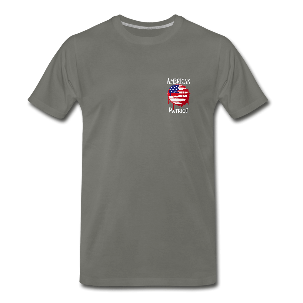 Veteran Badass Men's Premium T-Shirt - asphalt gray